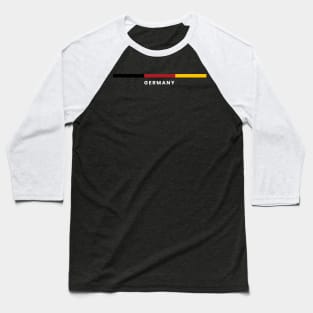 German Tricolor Ensign Striped Colors Baseball T-Shirt